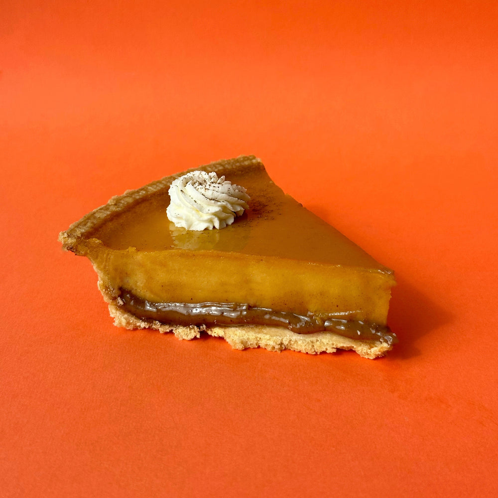 Pumpkin and Spiced Caramel Pie
