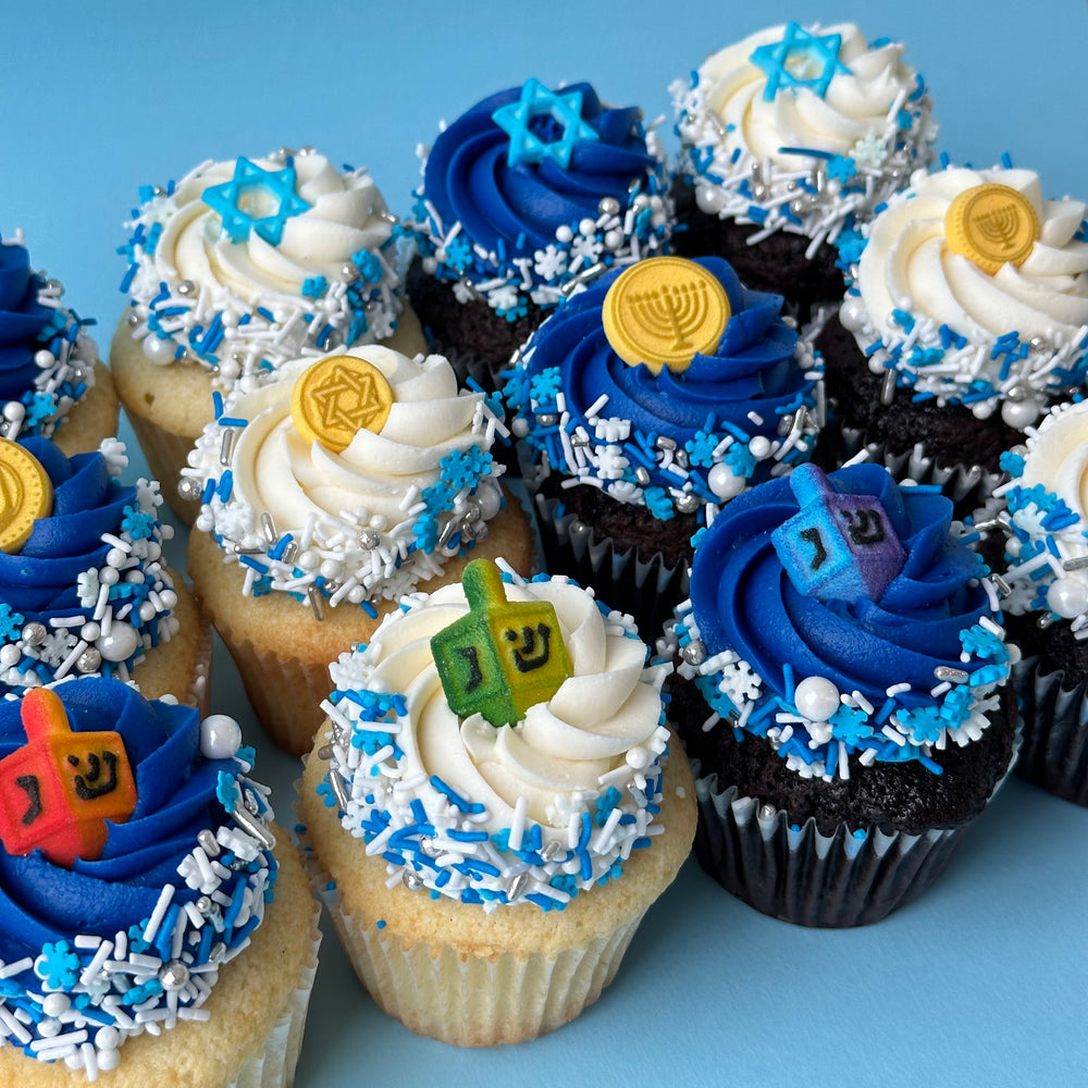 Hanukkah Cupcakes