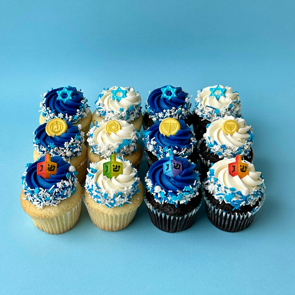Hanukkah Cupcakes