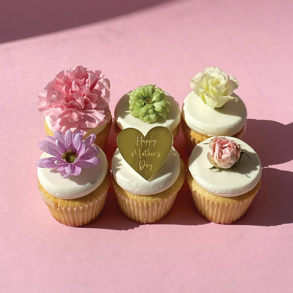 Fresh Flower Cupcake Set