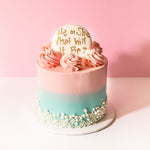 Gender Reveal Cake