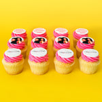 Cupcakes w/ Edible Image Toppers