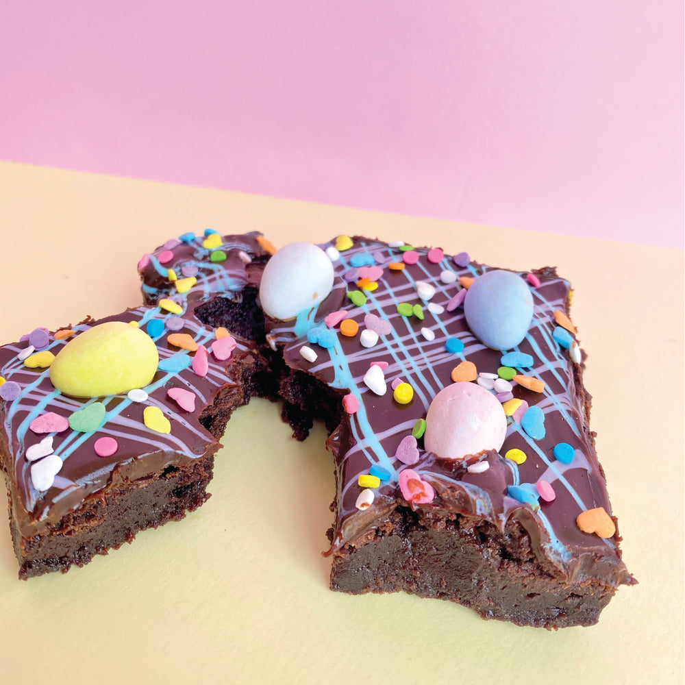 Mini Egg Fudgy Brownie