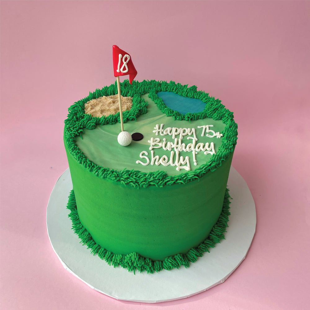 30th Birthday Golf Themed Cake | Susie's Cakes
