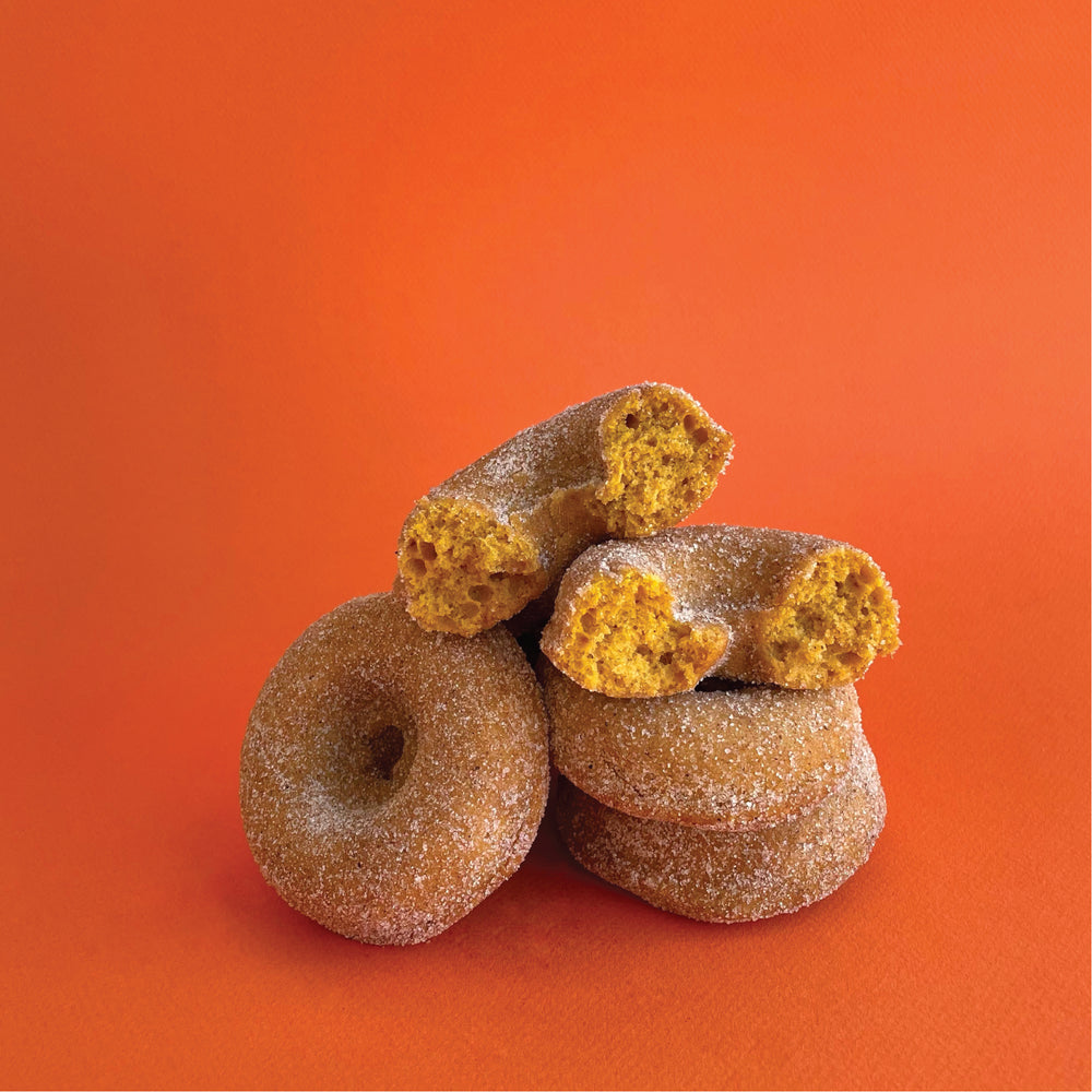 Mini-ish Brown Butter Pumpkin Spice Donuts