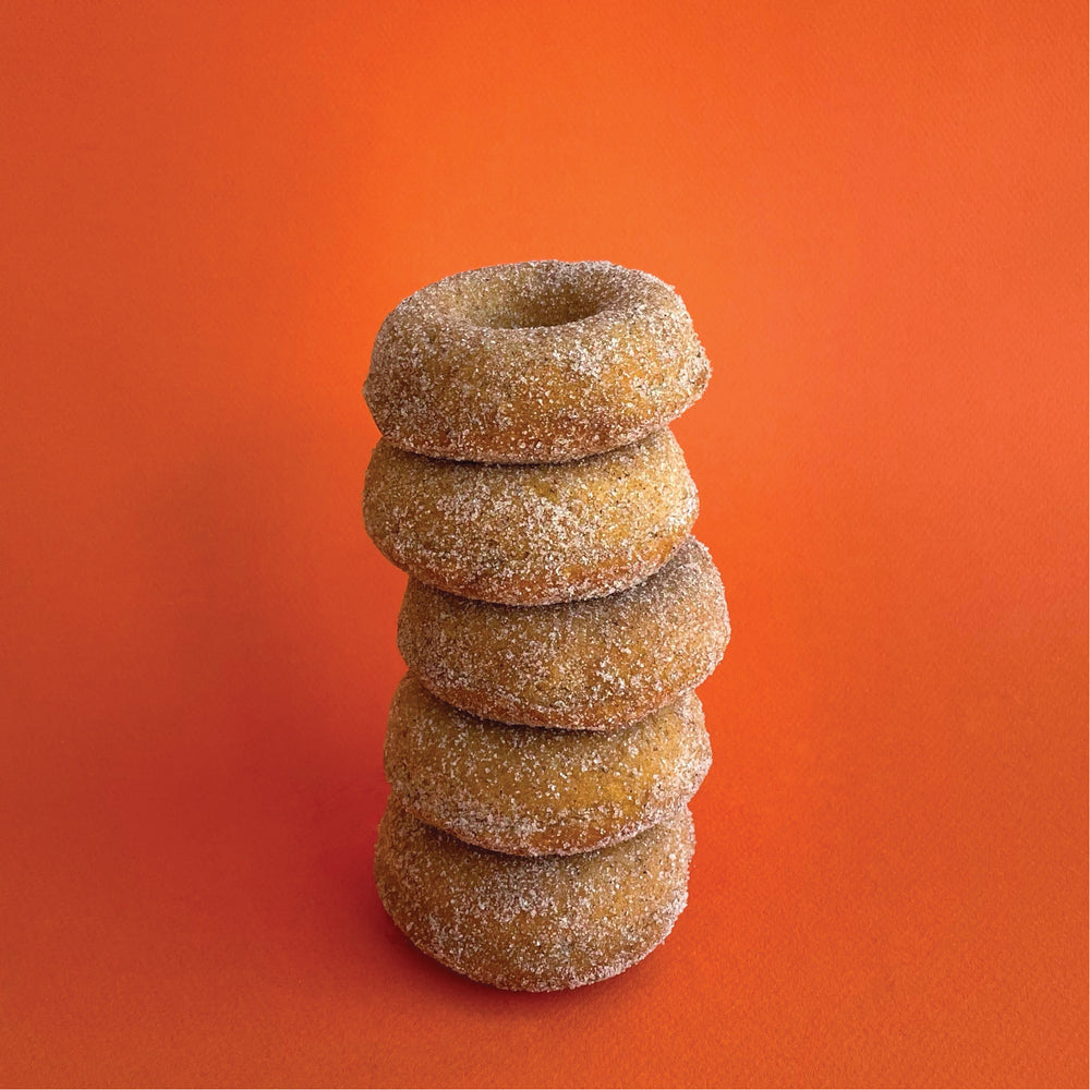 Mini-ish Brown Butter Pumpkin Spice Donuts